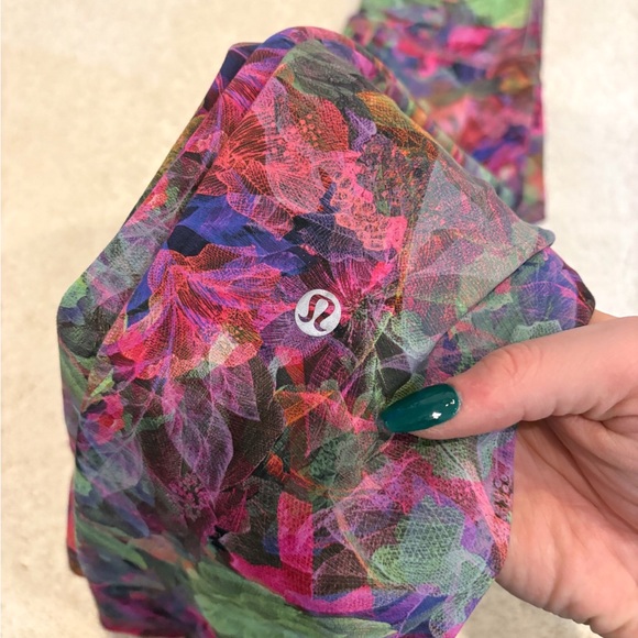 Lululemon Athletica Wunder Train High-Rise Tight 21” Vivid Floral Tone Multi - Picture 5 of 5